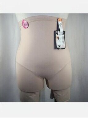 XXL Sears Slim Shape High‎ Waist Thigh Shaper Slimmer Nude NWT